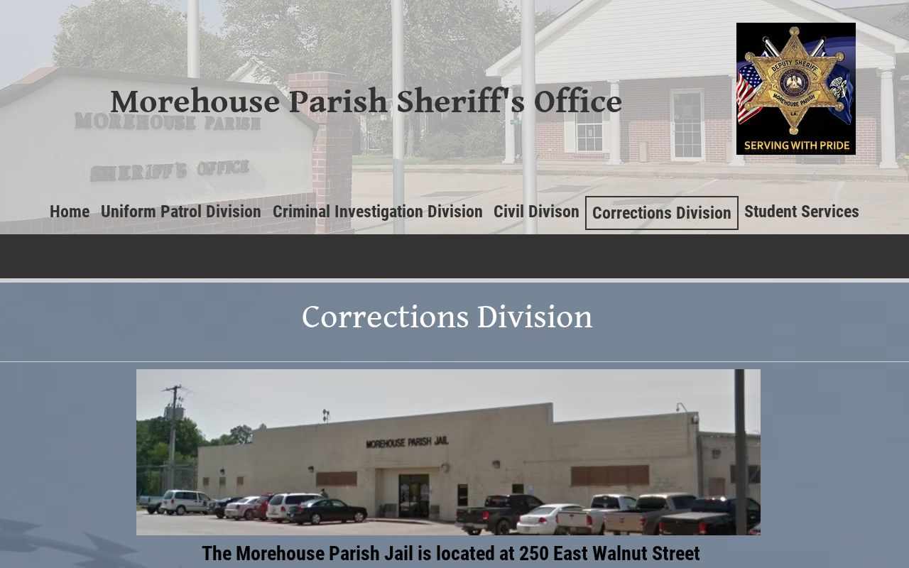 Morehouse Parish released inmate roster limits and current custody description